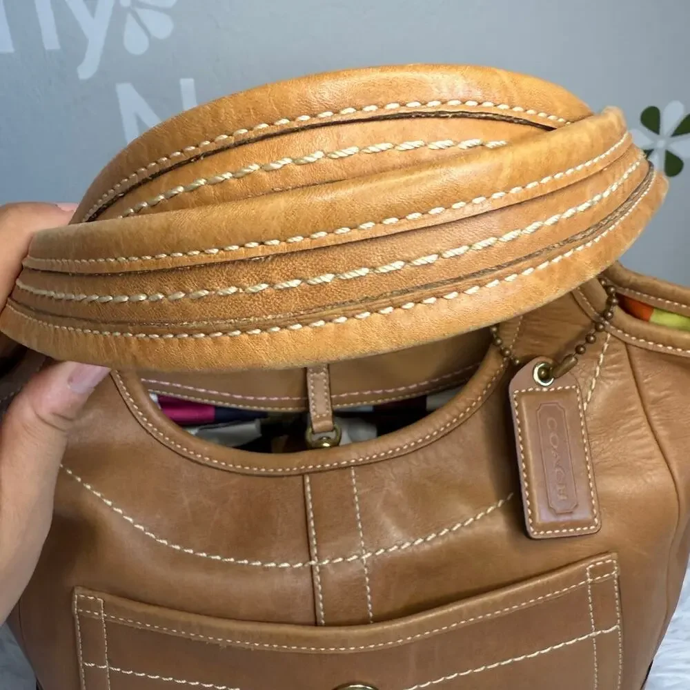 y2k COACH Vintage 65th Anniversary Legacy Ergo Hobo Satchel 2006